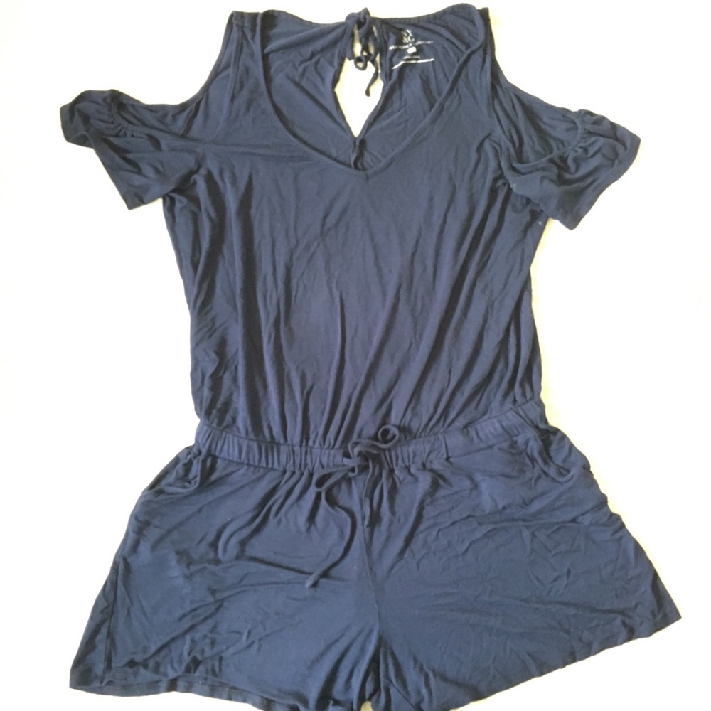 New York & Company navy blue women’s romper